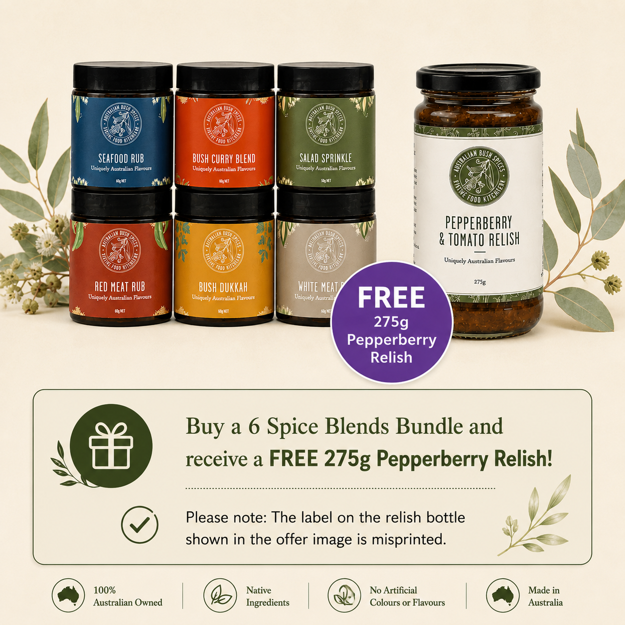 6 Spice Blends Bundle