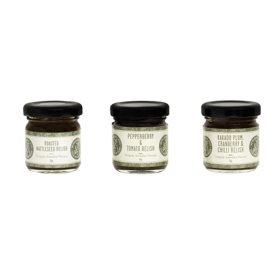 Mini Relish, Jam & Sauce Trio Pack