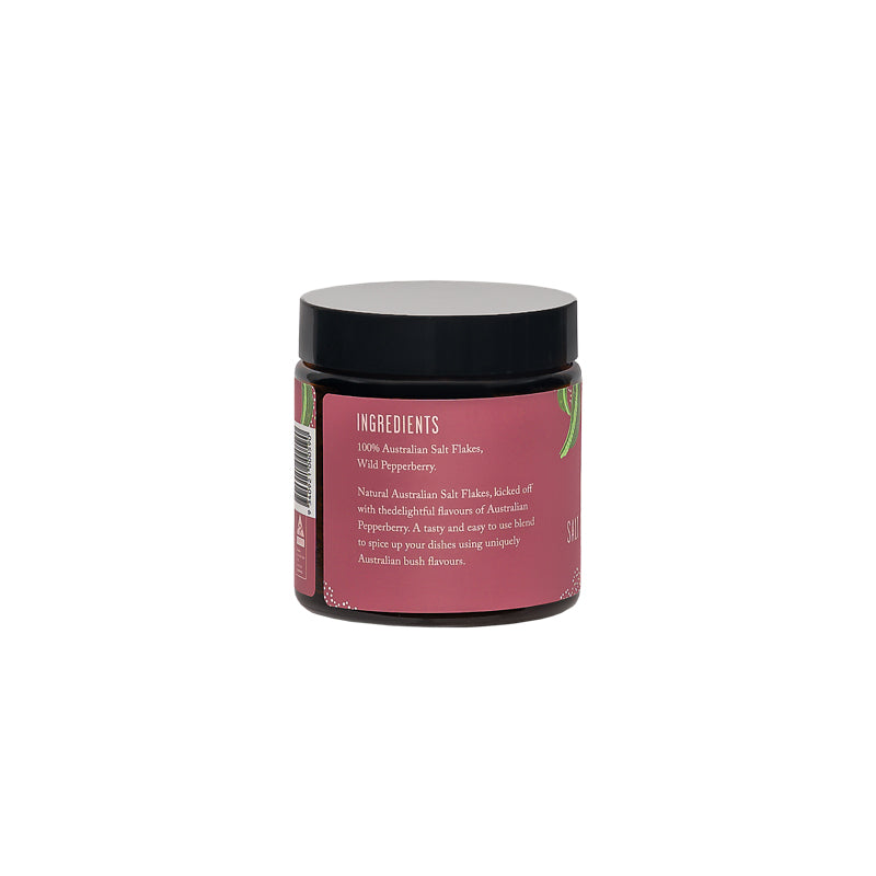 Natural Pink Salt Flakes and Pepperberry