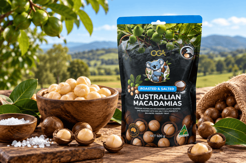 Australian Macadamias: A Guide to Roasted & Salted Macadamia Nuts
