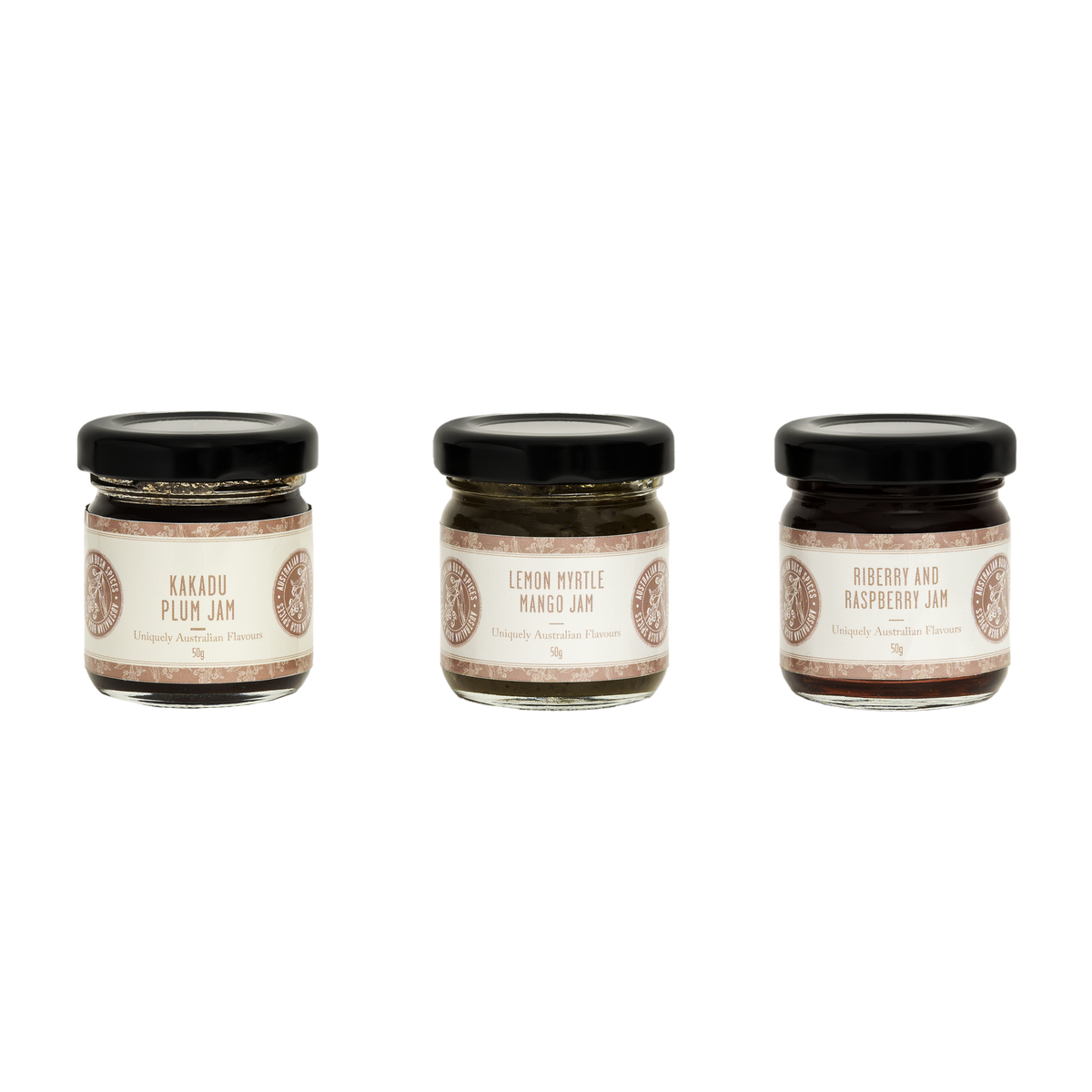 3 Pack Jams Minis 50g - Authentic Australian Flavors