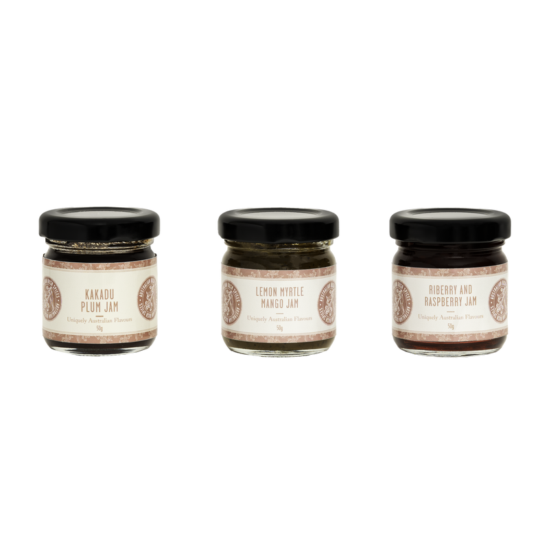 3 Pack Jams Minis 50g - Authentic Australian Flavors