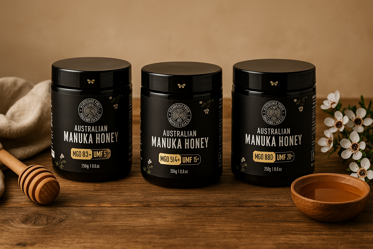 Manuka MGO 83+, MGO 514+, MGO 880+