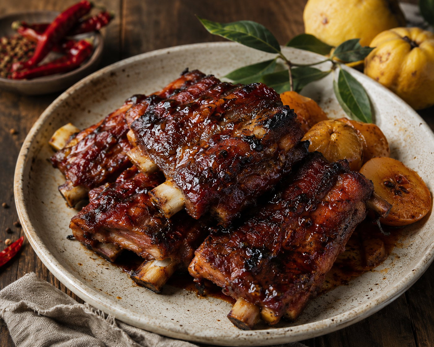 Chilli Quince Ribs