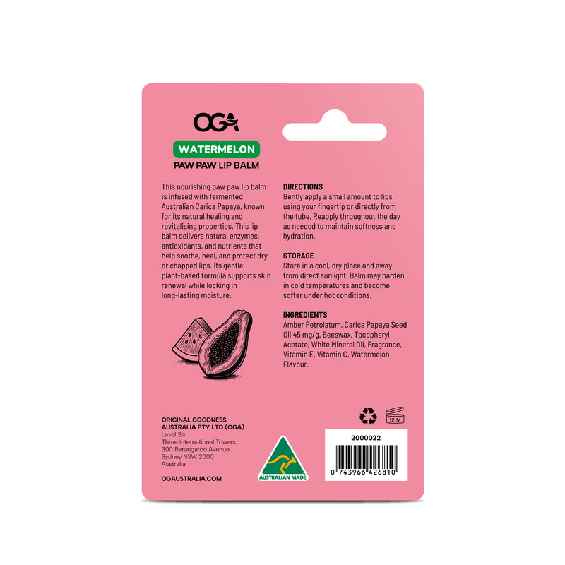 Koala Paw Paw Lip Balm – Watermelon
