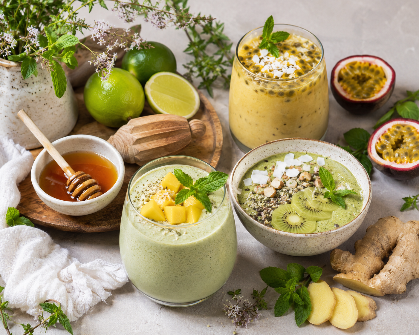 Lime, Mint & Manuka Honey Wellness Syrup