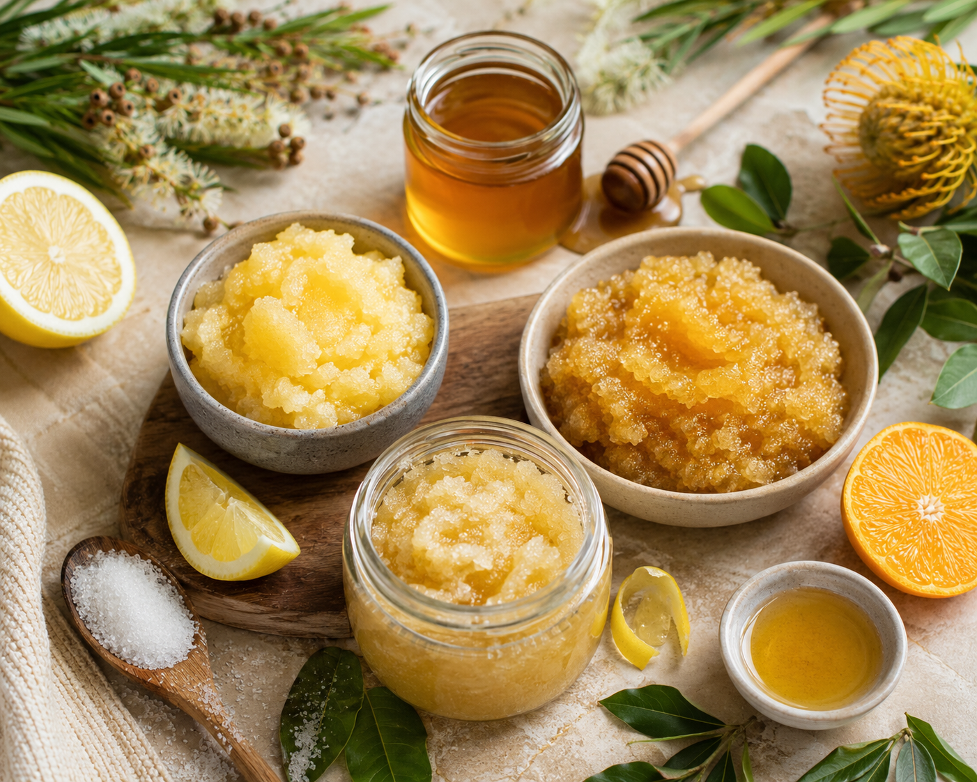 Manuka Honey Citrus Sugar Scrub