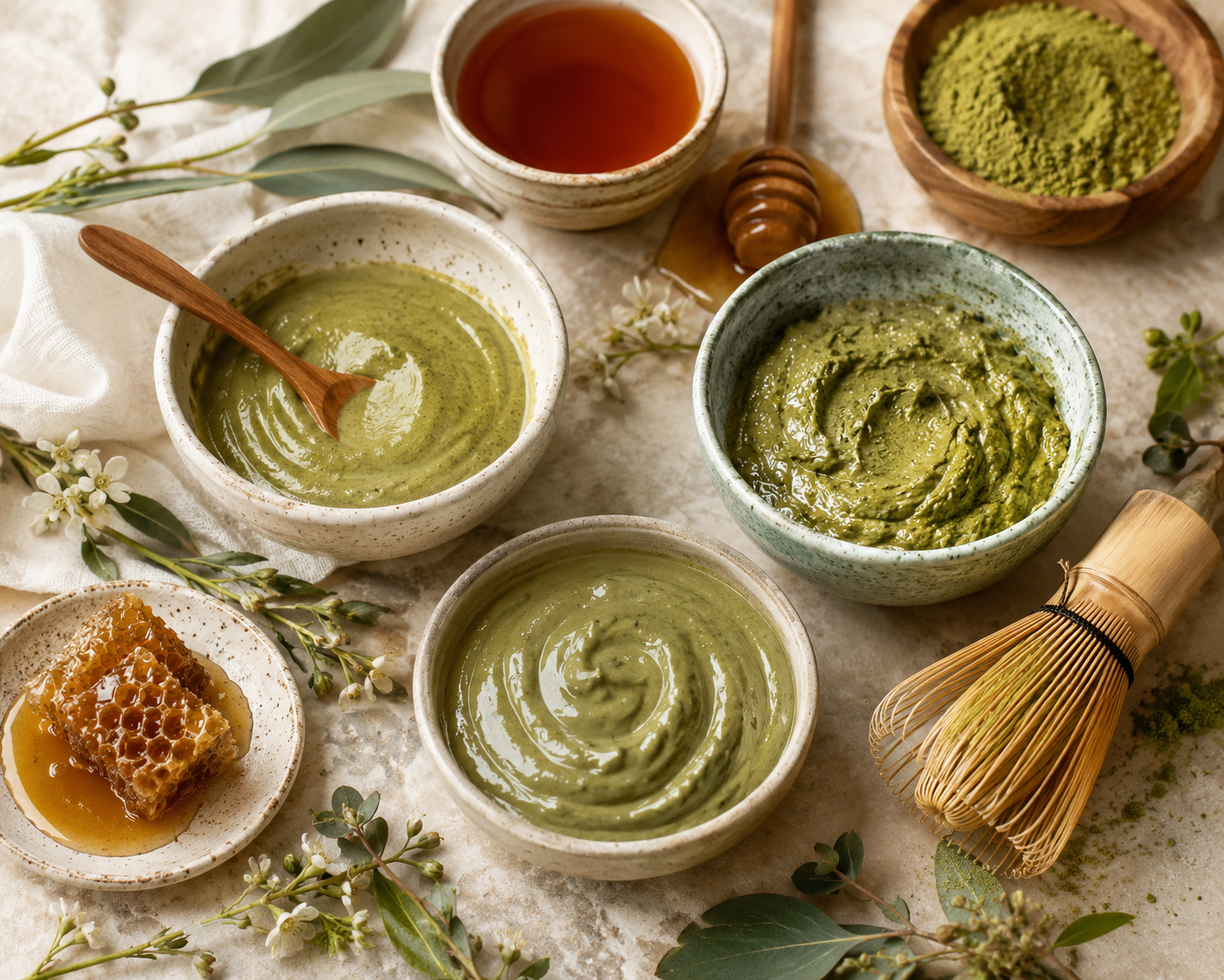 Manuka Honey & Matcha Glow Face Mask