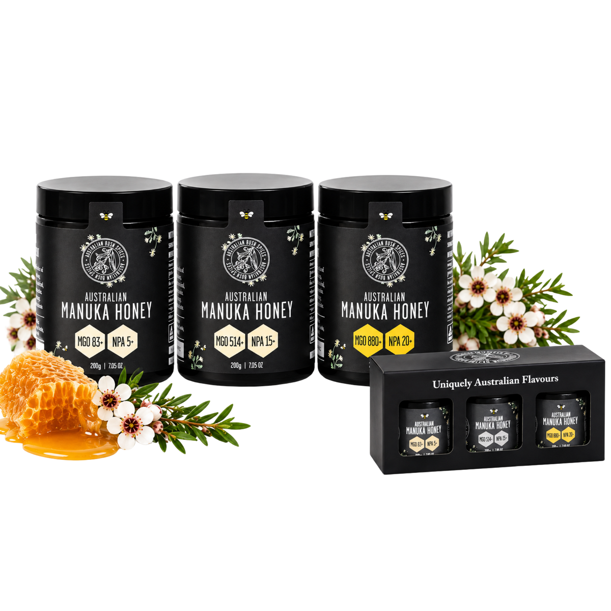 Premium Manuka Honey + Mini Pack Bundle