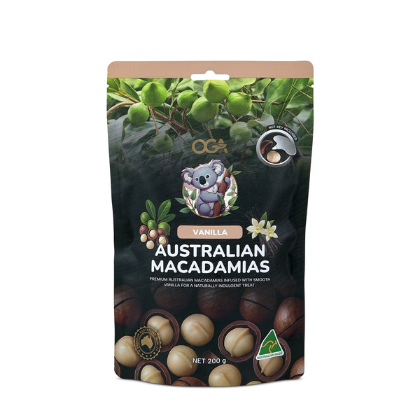 Vanilla Australian Macadamias – 200g